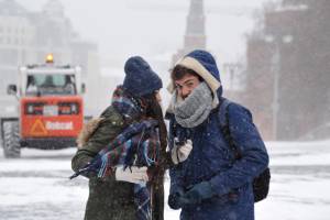 Туристы нашли чем заняться в Москве в морозы