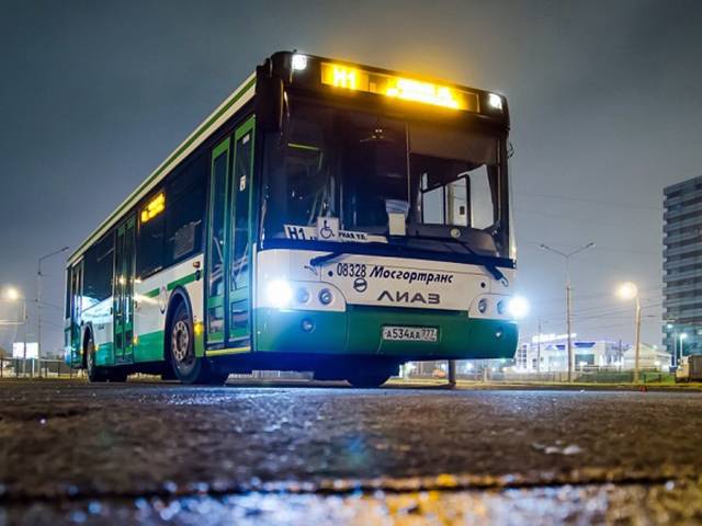 Из центра Москвы запустят ночной автобус во Внуково