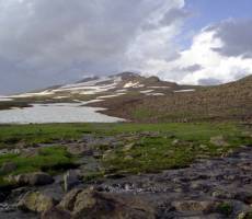 Гора Арагац-Южная вершина, июль