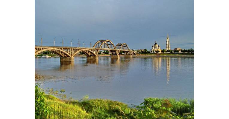  Волга, мост, Спасо-Преображенский Собор