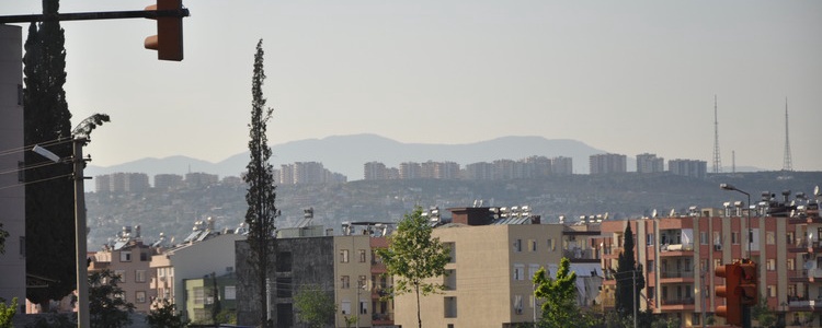 вид на город