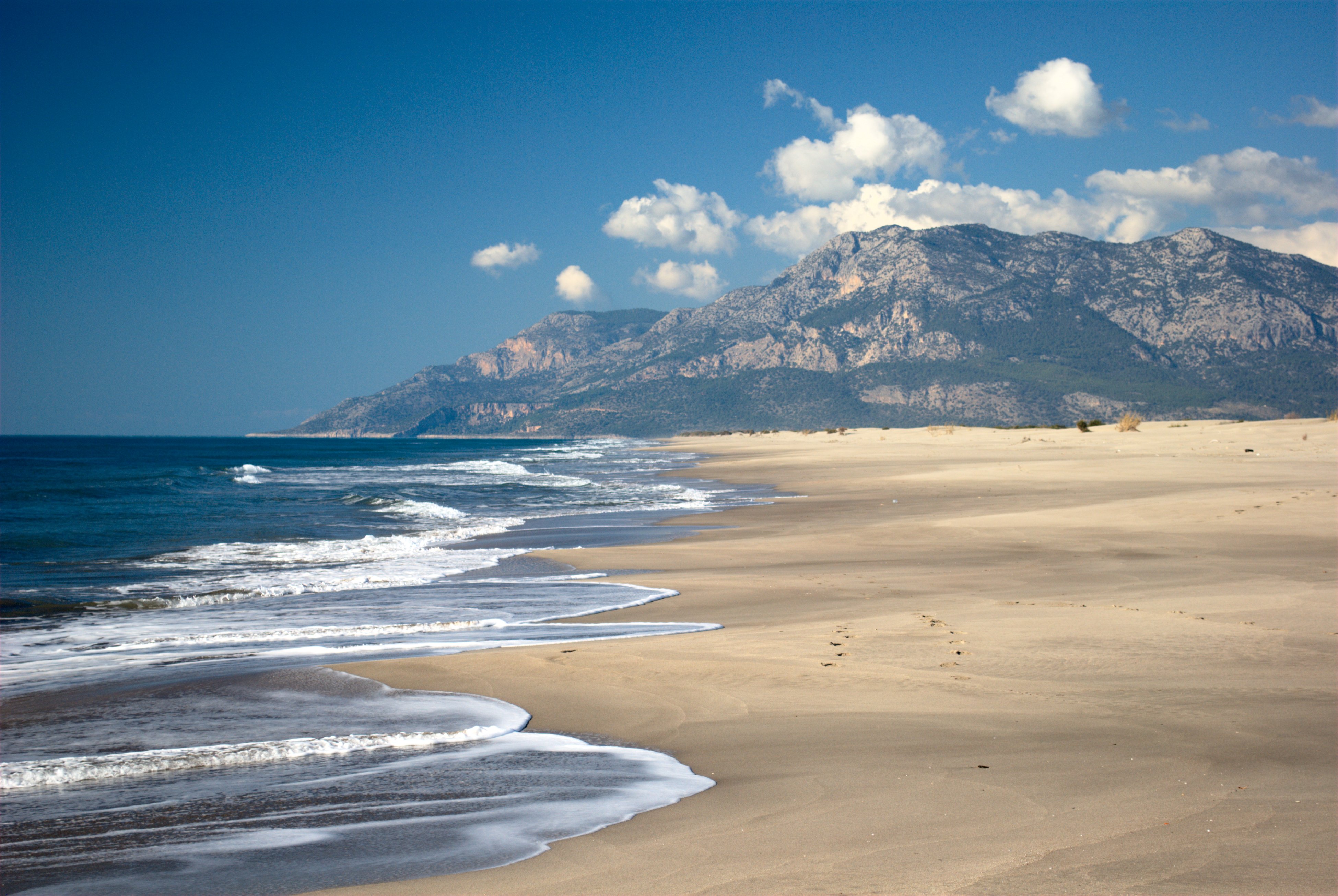 пляжи турции с песчаным пляжем