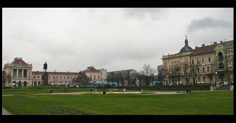  Загреб в январе