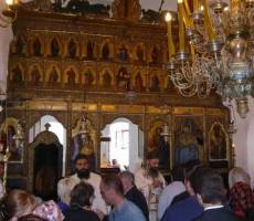 Цетинье. В монастырской церкви