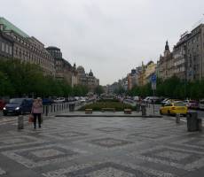 Прага. Вацлавская площадь