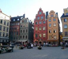 Знаменитые домики на Stortorget