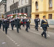 Оркестр на улице Kungsträdgárdsgatan