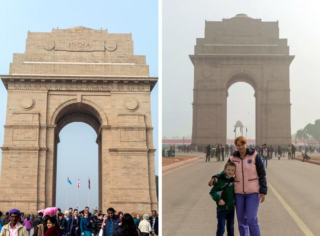 Ворота Индии в Нью-Дели.