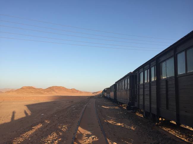 Заброшенная станция в пустыне Вади Рам