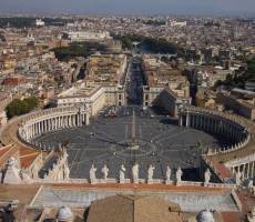 Панорама Рима с купола собора Св.Петра