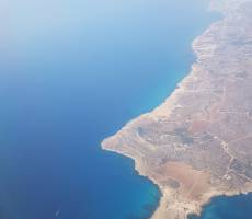 Кипр из самолета