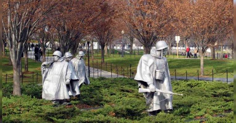 Мемориал ветеранов корейской войны. Вашингтон