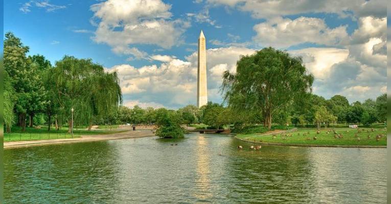 Парк Constitution Gardens. Вашингтон