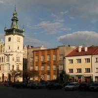 Карлова площадь в городе Наход