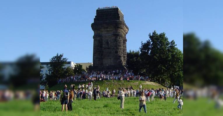 Башня Бисмарка в районе Рёкниц. Дрезден