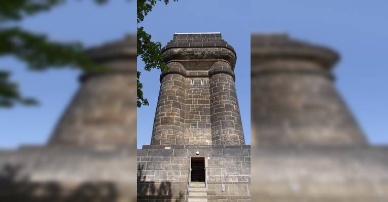 Башня Бисмарка в районе Рёкниц. Дрезден