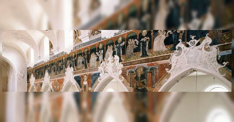 Настенные фрески в церкви Святой Троицы. Констанц