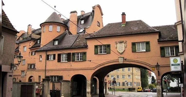 Ворота Рыбаков (Фишертор). Аугсбург