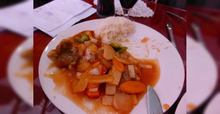 мясо в кисло-сладком соусе