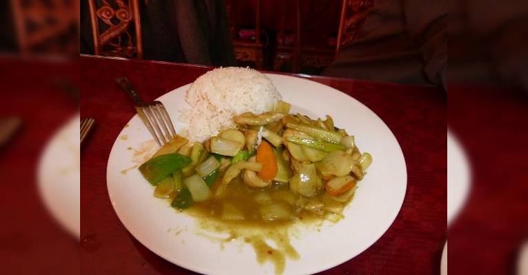 курица с соусе карри