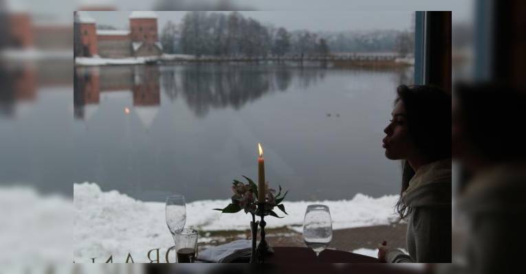 Вид на замок
