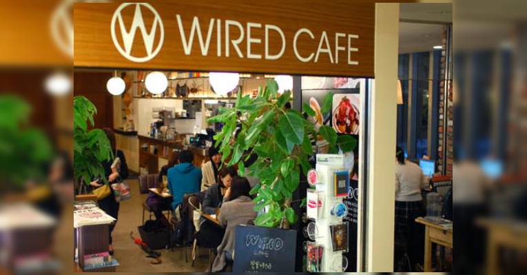 Снимок Wired Caf? Lumine Shinjuku ten, Синдзюку