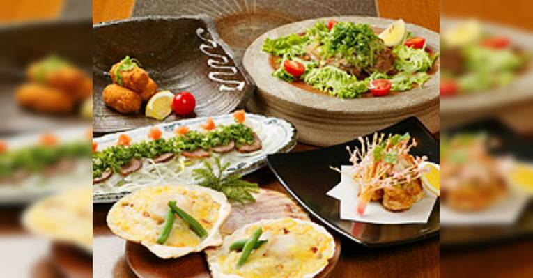 Снимок Dishes of the season  &  Osakanatei Uzumaki  Jusosohonzan, Осака