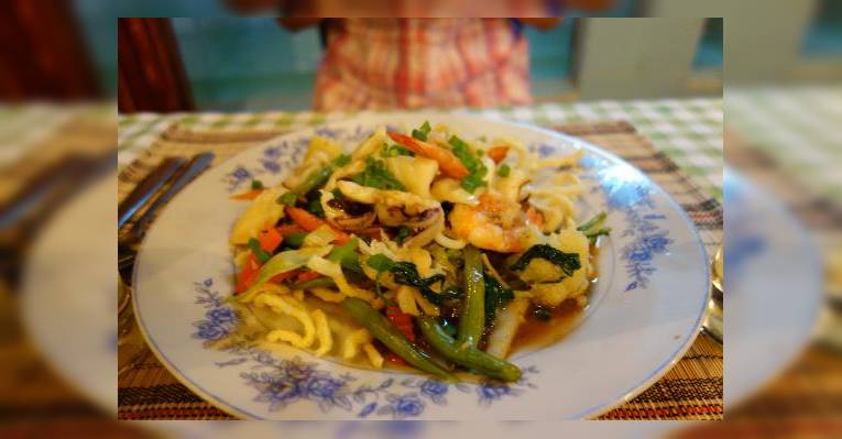 лапша с морепродуктами