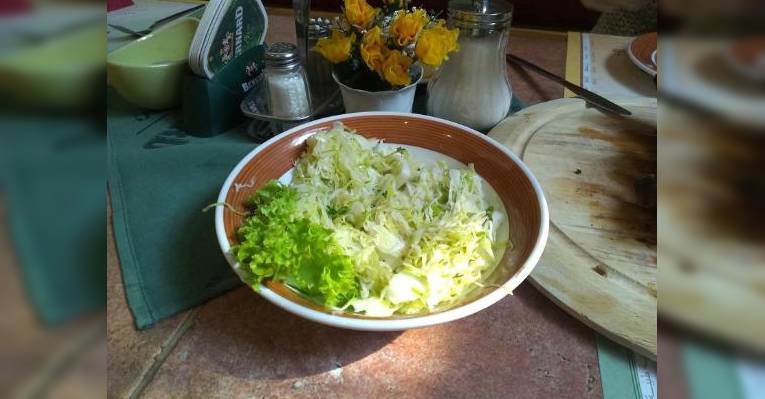 Капустный салат - вкусный очень!