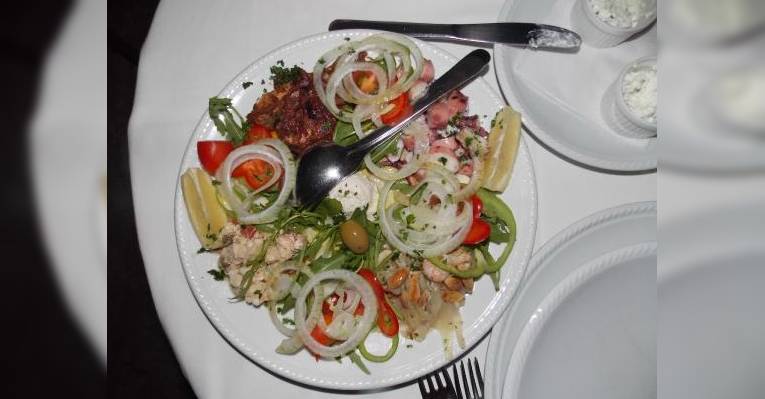 Закуска из морепродуктов