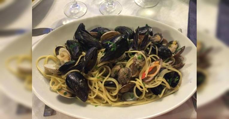 Спагетти seafood