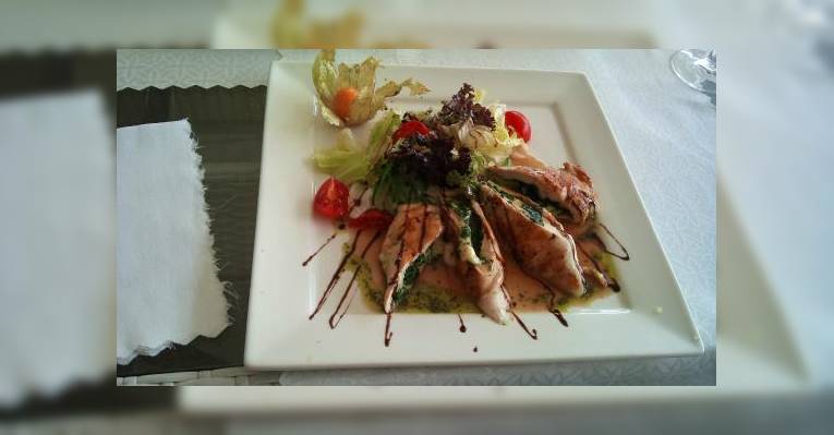 куриные рулетики с сыром/шпинатом