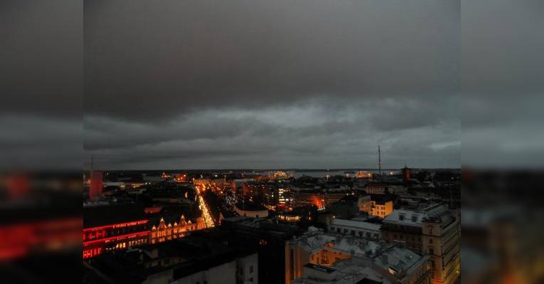 Вид со смотровой площадки на крыше бара Ravintola Torni