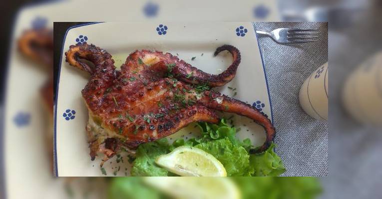 Мой любимый вкусняшка осьминог