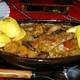 баранина с грибами и овощами