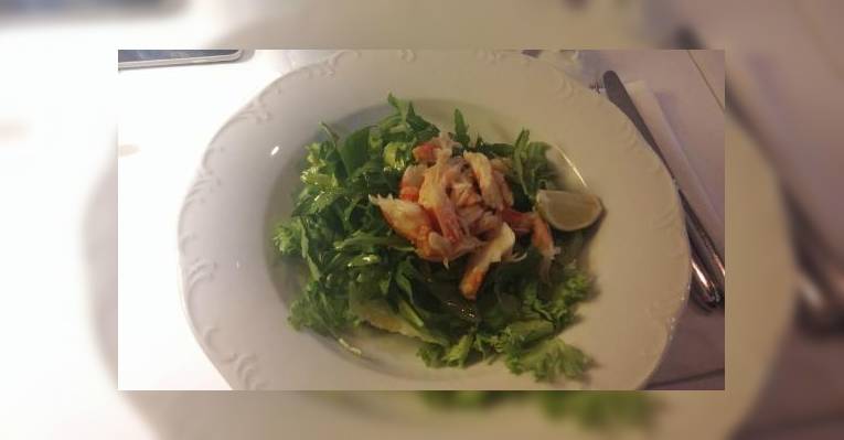 САЛАТ С КРАБОМ