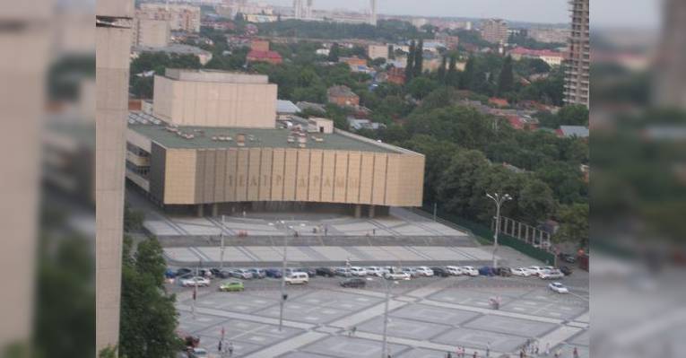 Вид с террасы
