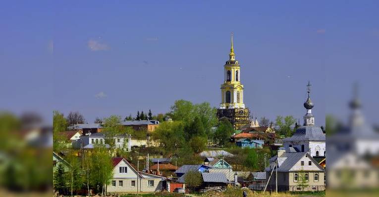 Вид с террасы.