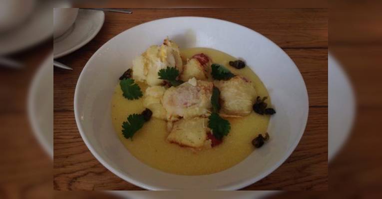 кукурузная каша с сосисками