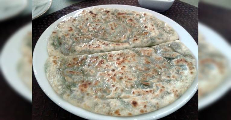 Кутап с зеленью