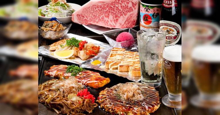 Снимок Okonomi Teppanyaki (Griddle cuisine) Tonbo, Осака