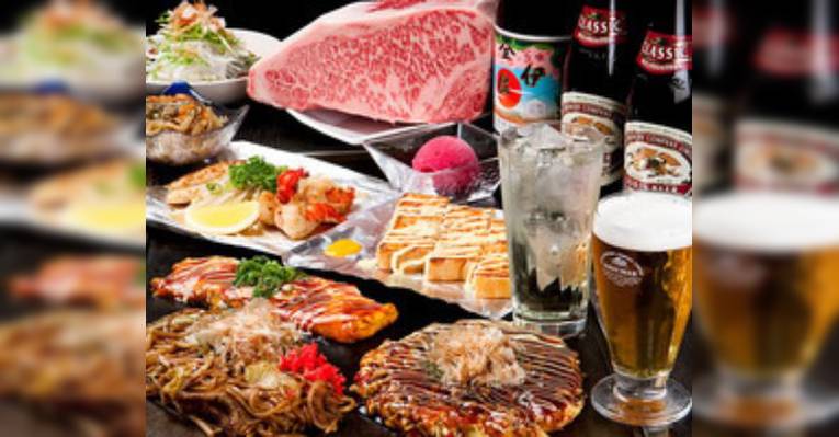 Изображение Okonomi Teppanyaki (Griddle cuisine) Tonbo, Осака