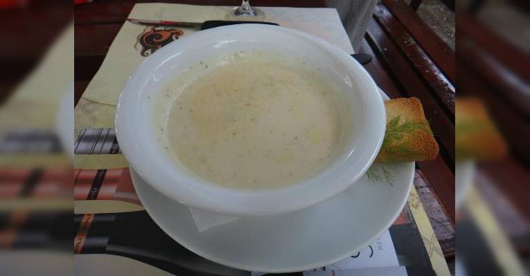 Крем-суп из морепродуктов