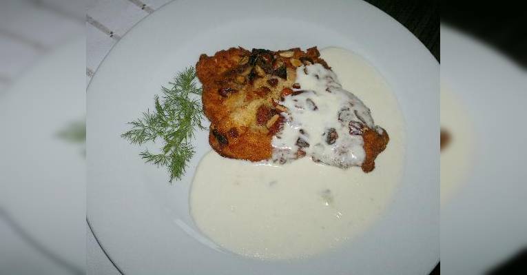 второе с курицей и грибами