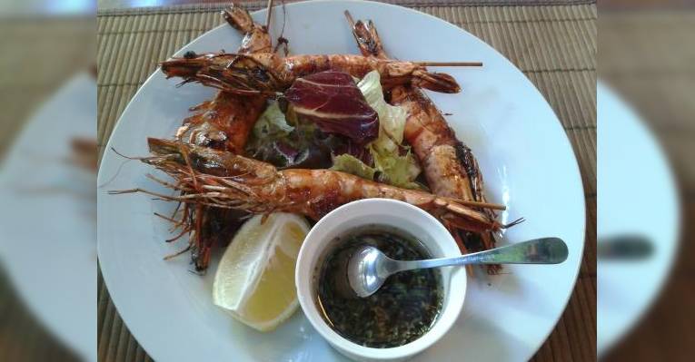 Королевские,хотя по мне тигровые,креветки - вкусно