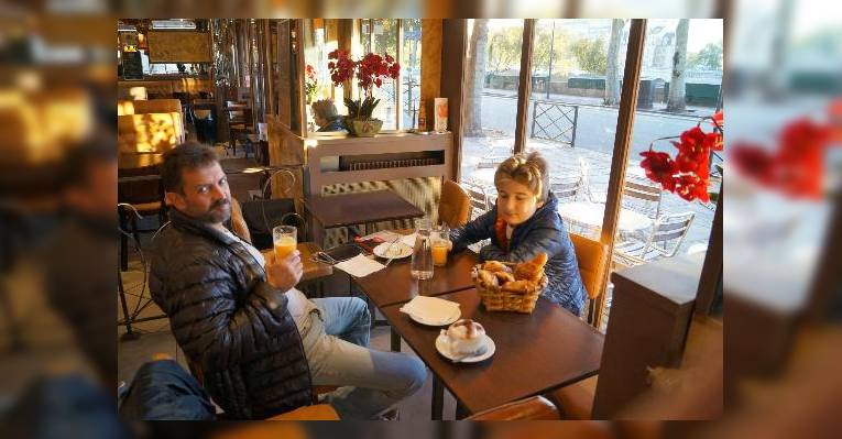 Завтрак в кафе Maison Cador Patisserie