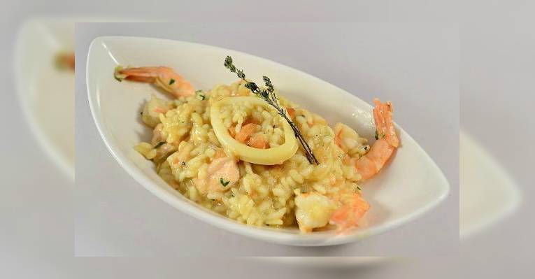 Ризотто с морепродуктами