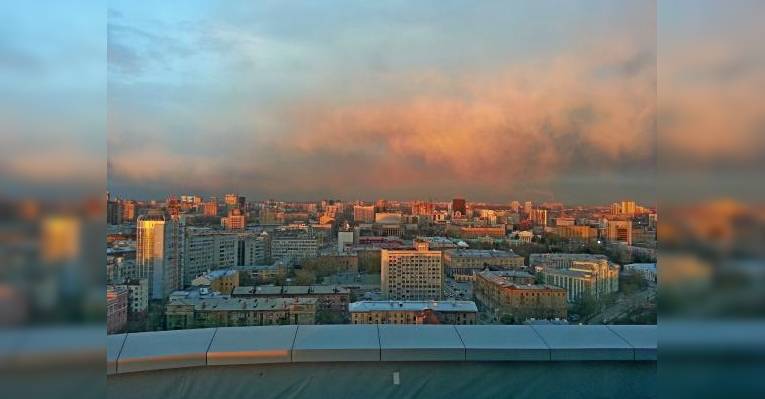 Вид на город