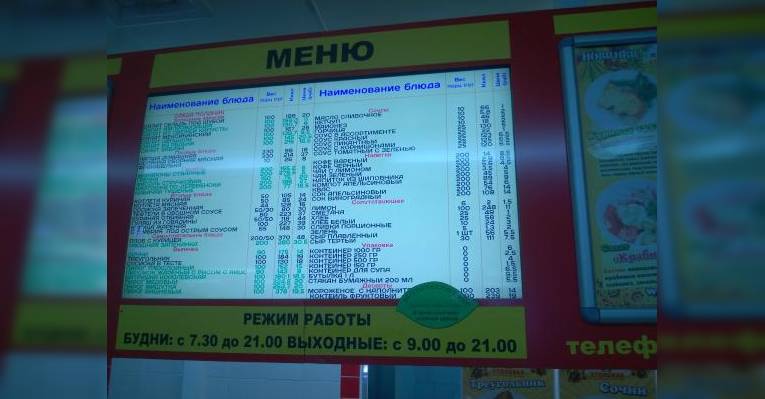 цены