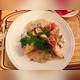 Судак по-Псковски с грибным соусом и с запеченным картофелем.